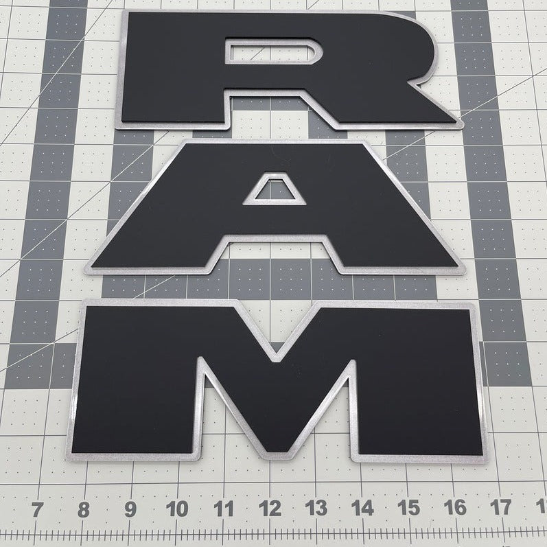 Ram 1500 TRX RHO Tailgate Letters 28x3.5in
