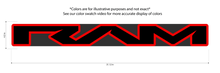 Load image into Gallery viewer, RAM TRX grille emblem replacement badge designed for factory mounting points