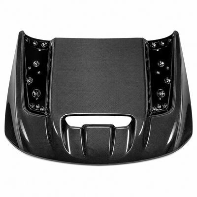 Black Ops carbon fiber hood for 2021-2026 Ram 1500 TRX and 2025-2026 RHO