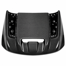 Load image into Gallery viewer, Black Ops carbon fiber hood for 2021-2026 Ram 1500 TRX and 2025-2026 RHO