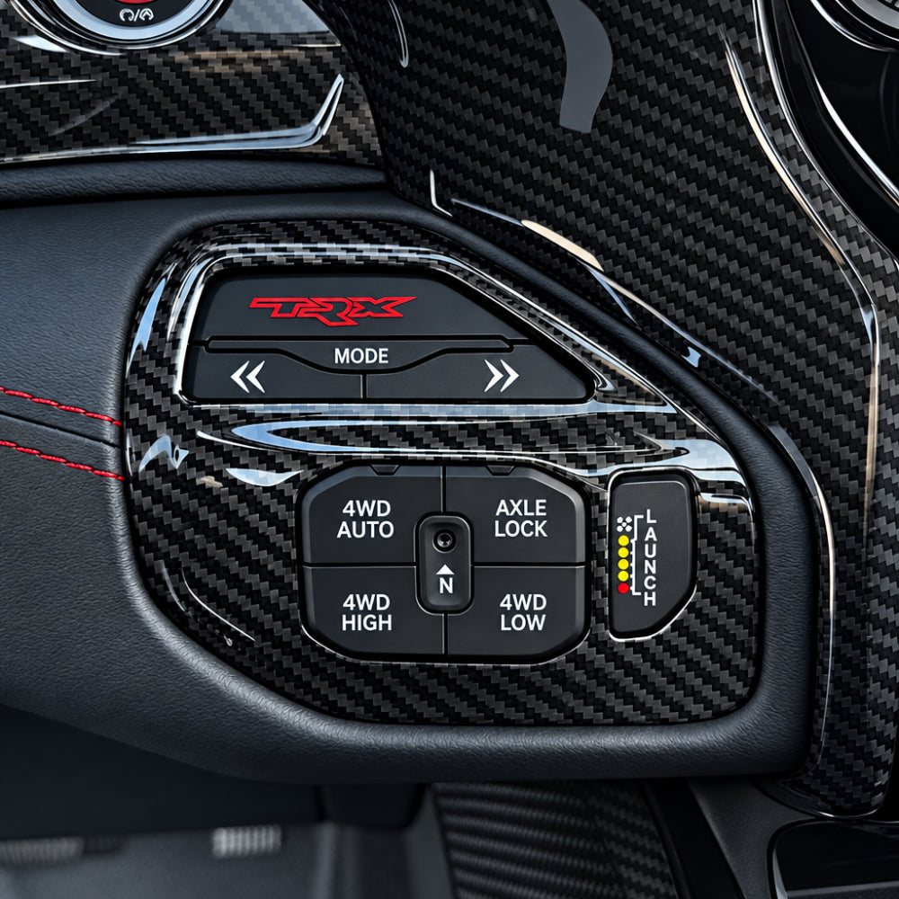 RAM 1500/ TRX / RHO Carbon Fiber Drive Selector Cover — Exotic Innovations product image 2