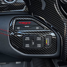 Load image into Gallery viewer, RAM 1500/ TRX / RHO Carbon Fiber Drive Selector Cover — Exotic Innovations product image 2