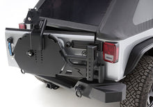 Load image into Gallery viewer, Rampage 07-18 Jeep Wrangler JK (Incl. Unlimited) Trail Guard Tire Carrier - Black - Black Ops Auto Works