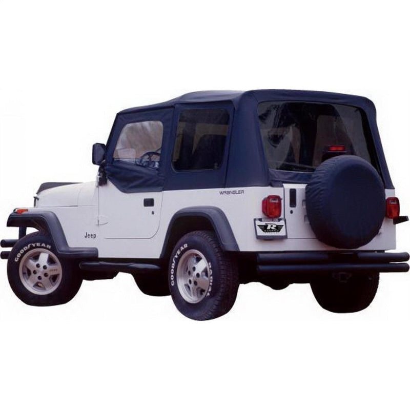 Rampage 1976-1983 Jeep CJ5 Complete Top - Black Denim - Black Ops Auto Works