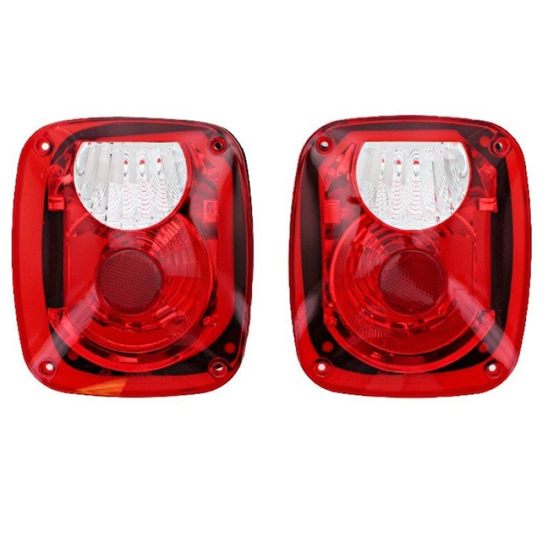Rampage 1976-1983 Jeep CJ5 Taillight Conversion Kit - Brite - Black Ops Auto Works
