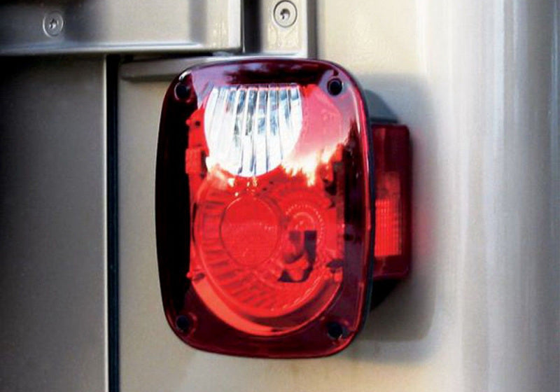 Rampage 1976-1983 Jeep CJ5 Taillight Conversion Kit - Brite - Black Ops Auto Works