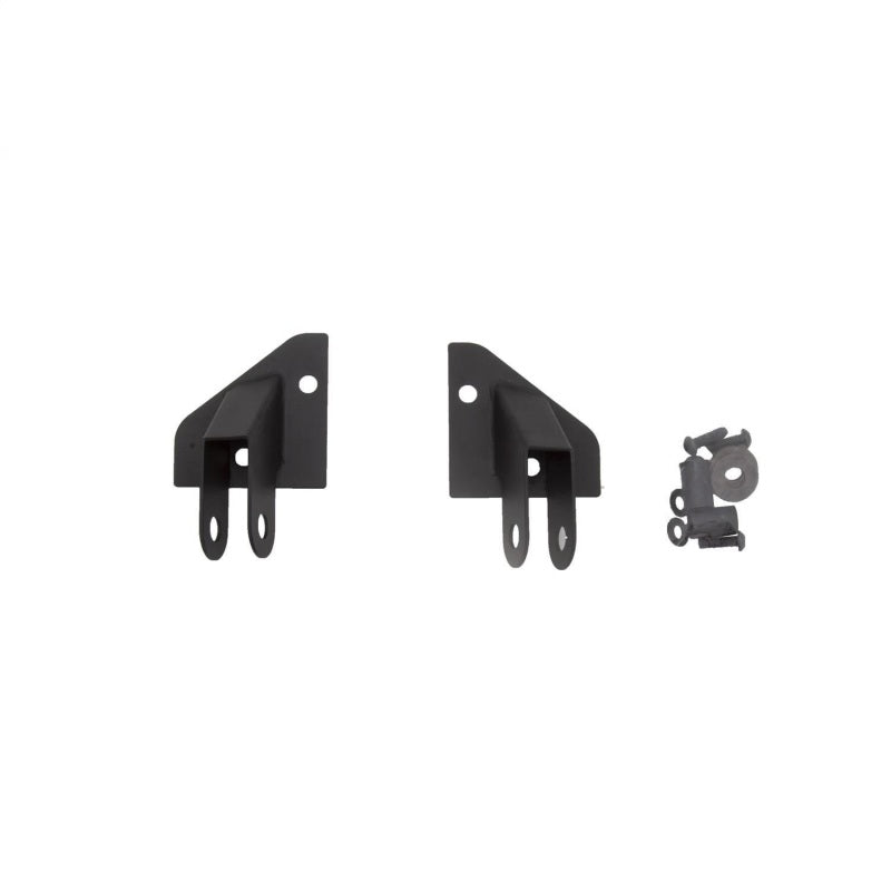 Rampage 1987-1995 Jeep Wrangler(YJ) Mirror Relocation Brackets - Black - Black Ops Auto Works