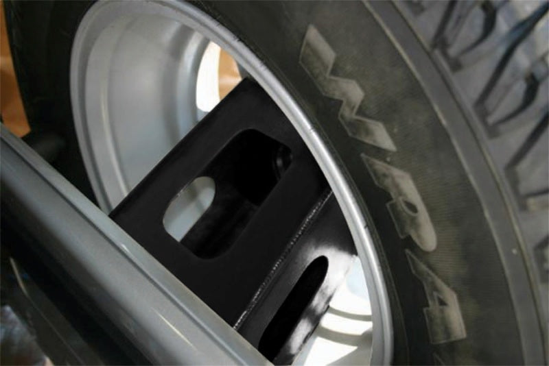 Rampage 1987-1995 Jeep Wrangler(YJ) Rear Tailgate Tire Extender - Black - Black Ops Auto Works