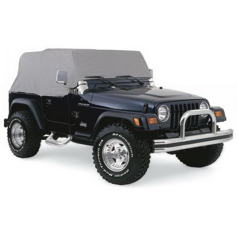 Rampage 1992-1995 Jeep Wrangler(YJ) Cab Cover With Door Flaps - Grey - Black Ops Auto Works
