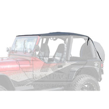 Load image into Gallery viewer, Rampage 1992-1995 Jeep Wrangler(YJ) Frameless Soft Top Kit - Black Diamond - Black Ops Auto Works