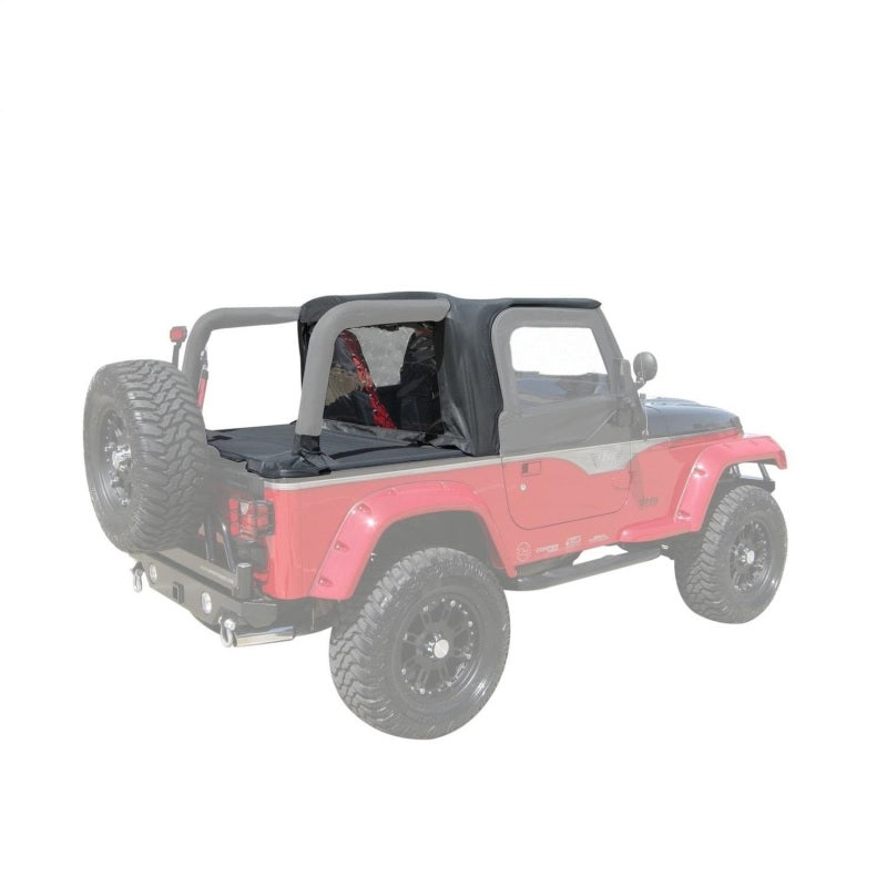 Rampage 1997-2002 Jeep Wrangler(TJ) Cab Soft Top And Tonneau Cover - Black Denim - Black Ops Auto Works