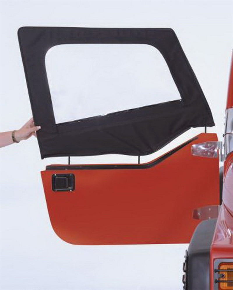 Rampage 1997-2002 Jeep Wrangler(TJ) Door Skins - Black Denim - Black Ops Auto Works