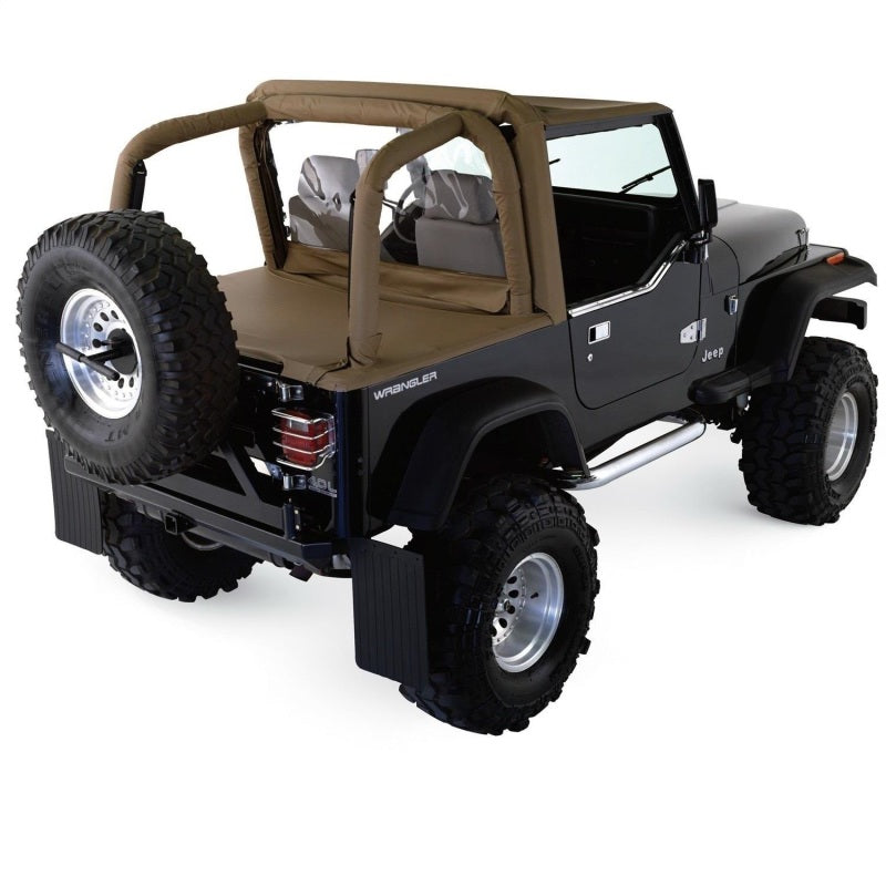 Rampage 1997-2002 Jeep Wrangler(TJ) Roll Bar Pad & Cover Kit - Black Denim - Black Ops Auto Works