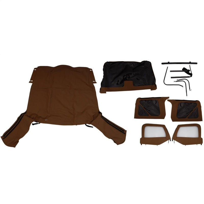 Rampage 1997-2006 Jeep Wrangler(TJ) Complete Top - Spice Denim - Black Ops Auto Works