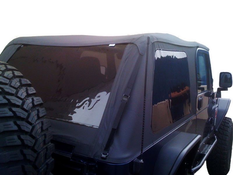 Rampage 1997-2006 Jeep Wrangler(TJ) Excludes LJ Unlimited Frameless Soft Top Kit - Black Diamond - Black Ops Auto Works
