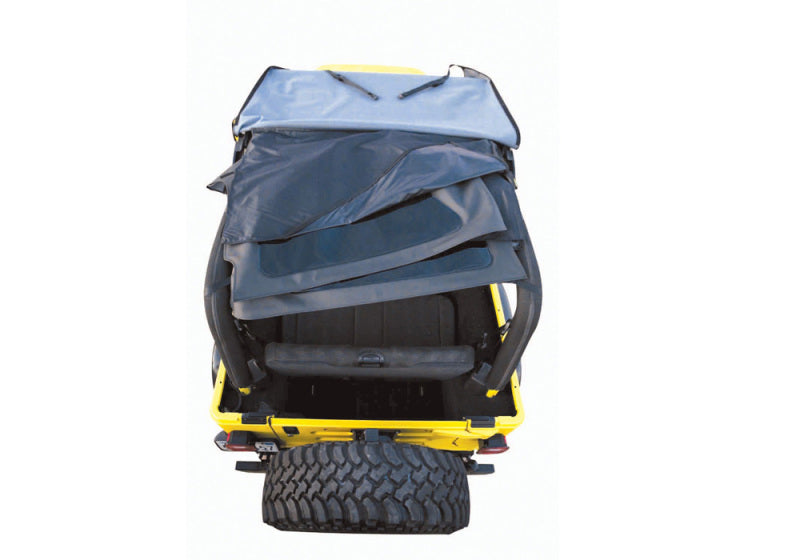 Rampage 1997-2006 Jeep Wrangler(TJ) Excludes LJ Unlimited Frameless Soft Top Kit - Black Diamond - Black Ops Auto Works
