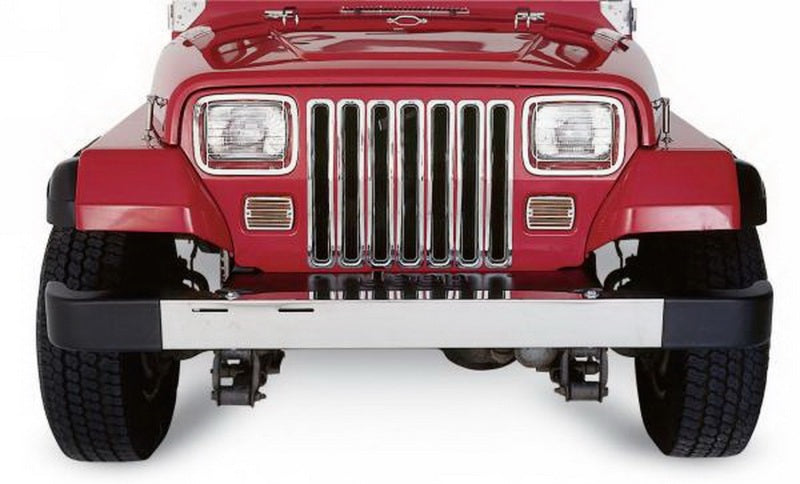 Rampage 1997-2006 Jeep Wrangler(TJ) Grille Inserts - Chrome - Black Ops Auto Works