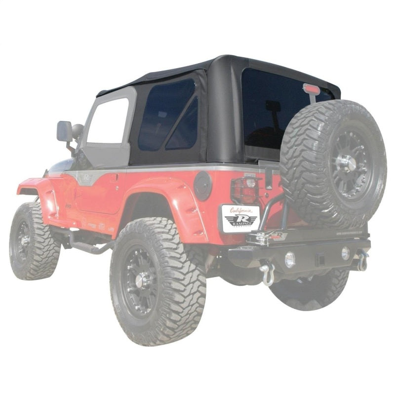 Rampage 1997-2006 Jeep Wrangler(TJ) OEM Replacement Top - Black Diamond - Black Ops Auto Works