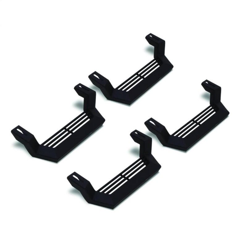 Rampage 1999-2019 Jeep Rock Rail Short Step Universal 4 Piece Set - Black - Black Ops Auto Works