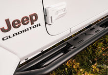 Load image into Gallery viewer, Rampage 20-22 Jeep Gladiator SRS Sidebar Rock Crawler Steps - Black - Black Ops Auto Works