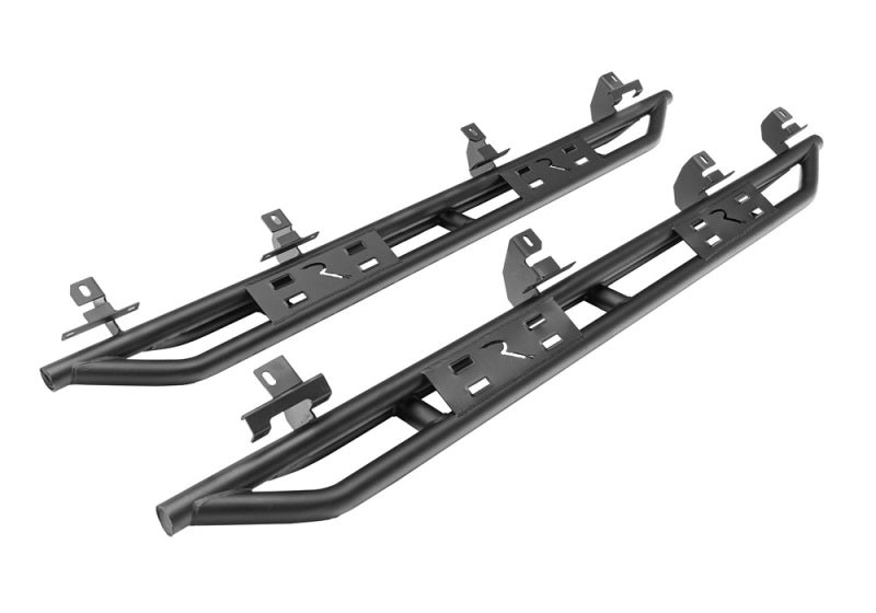 Rampage 20-22 Jeep Gladiator SRS Sidebar Rock Crawler Steps - Black - Black Ops Auto Works