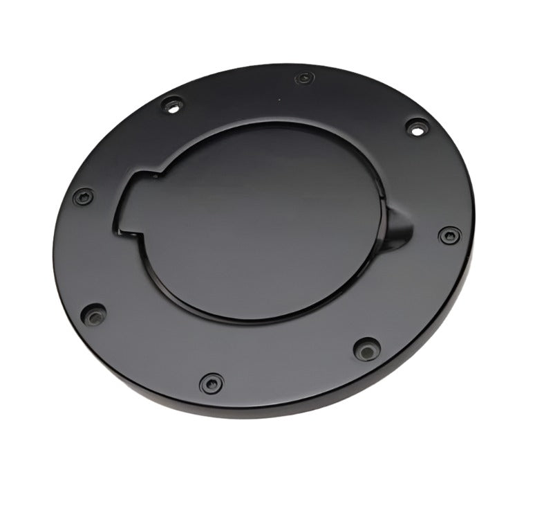 Rampage 2007-2018 Jeep Wrangler(JK) Billet Style Gas Cover - Black - Black Ops Auto Works
