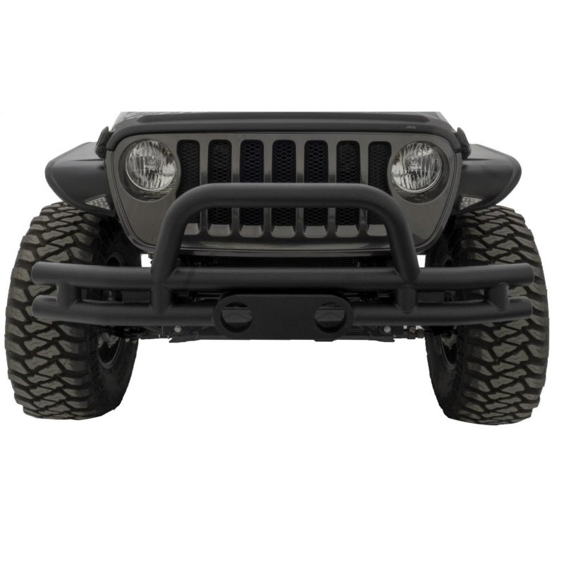 Rampage 2007-2018 Jeep Wrangler(JK) Double Tube Bumper Front - Black - Black Ops Auto Works