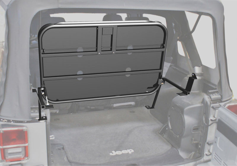 Rampage 2007-2018 Jeep Wrangler(JK) Rear Sport Rack - Black - Black Ops Auto Works