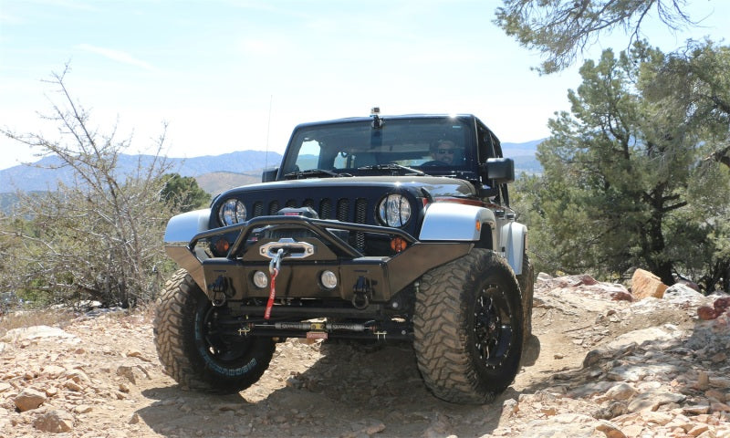 Rampage 2007-2018 Jeep Wrangler(JK) Recovery Bumper Front - Black - Black Ops Auto Works