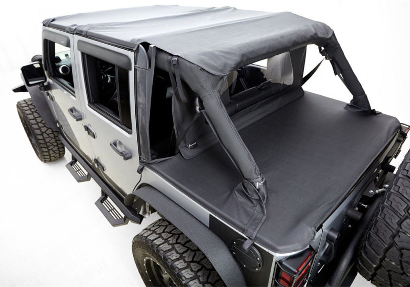 Rampage 2007-2018 Jeep Wrangler(JK) Unlimited 4-Door Tonneau Cover - Black Diamond - Black Ops Auto Works