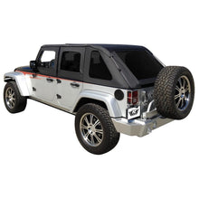 Load image into Gallery viewer, Rampage 2007-2018 Jeep Wrangler(JK) Unlimited Frameless Soft Top Kit - Black Diamond - Black Ops Auto Works