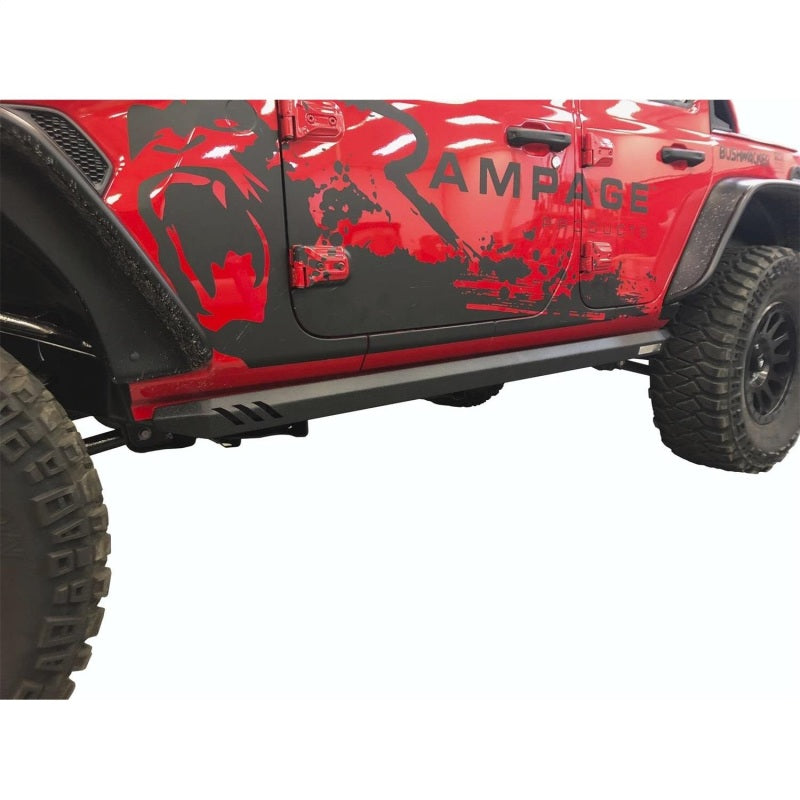 Rampage 2018-2019 Jeep Wrangler(JL) Unlimited Sport 4-Door Rock Rail - Black - Black Ops Auto Works