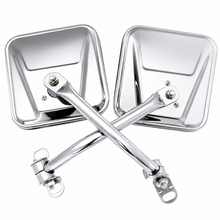 Load image into Gallery viewer, Rampage 7417 stainless side mirrors for Jeep CJ5 and CJ7 models