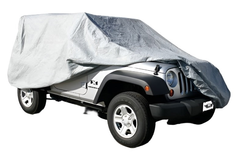Rampage 2007-2018 Jeep Wrangler(JK) Unlimited Car Cover - Grey - Rampage 1204
