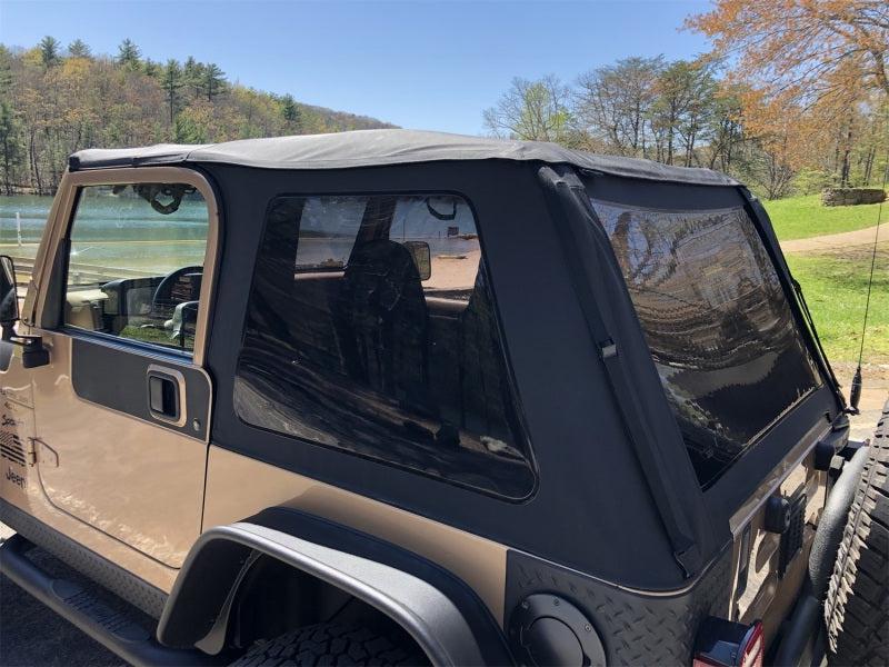 Rampage 18-21 Jeep Wrangler (JL) Unlimited Frameless TrailView Fastback Soft Top Kit - Black Diamond - Rampage 139535