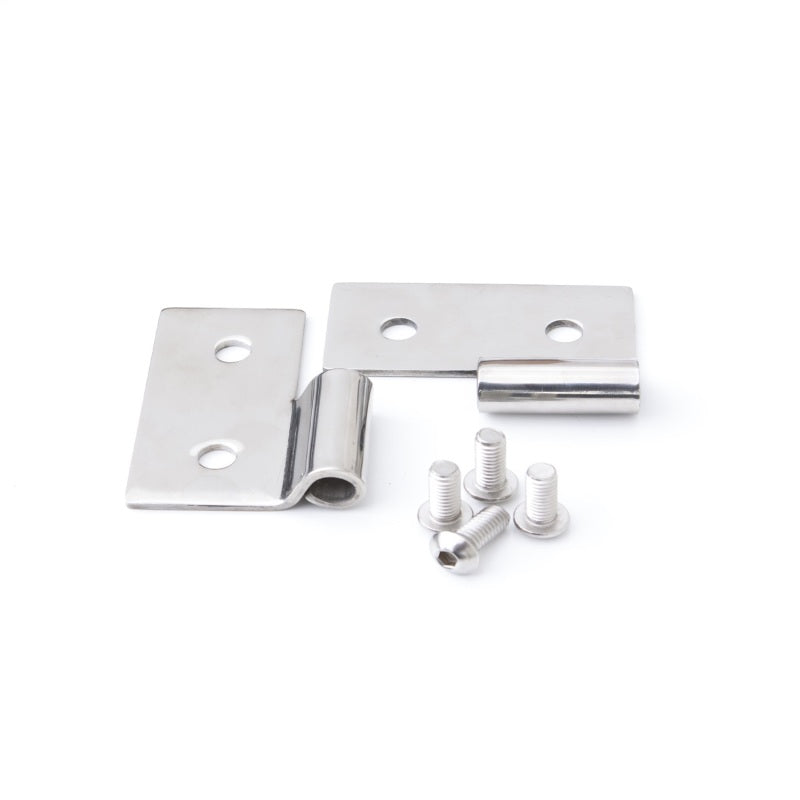 Rampage 1976-1983 Jeep CJ5 Lower Door Hinges - Stainless - Rampage 7407