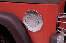 Load image into Gallery viewer, Rampage 2007-2018 Jeep Wrangler(JK) Billet Style Gas Cover - Polished - Rampage 75001