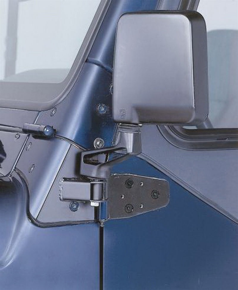 Rampage 1997-2006 Jeep Wrangler(TJ) Mirror Relocation Brackets - Black - Rampage 8691