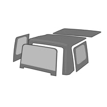 Load image into Gallery viewer, Rampage 1997-2006 Jeep Wrangler(TJ) OEM Replacement Top - Black Diamond - Rampage 912935