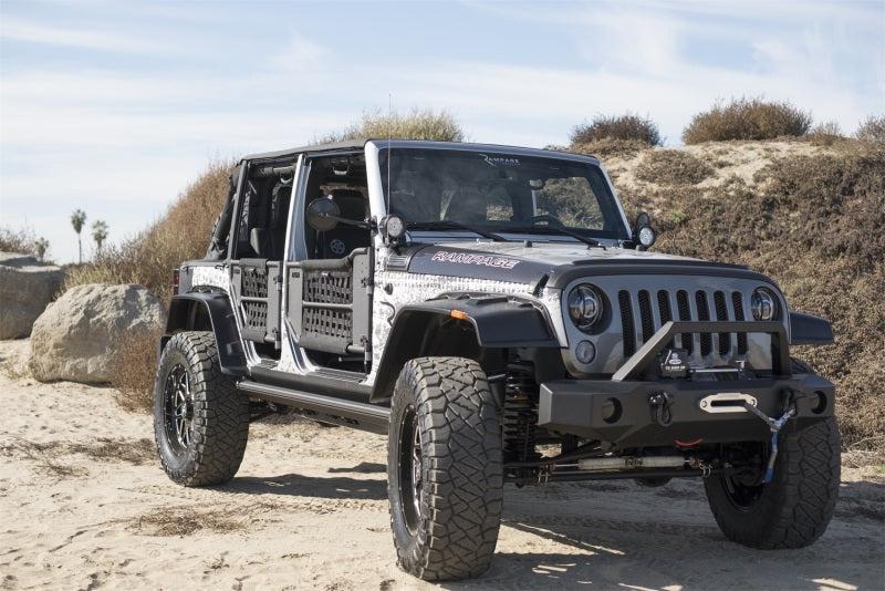 Rampage 2007-2018 Jeep Wrangler(JK) Trailguard Front Bumper - Black - Rampage 99510