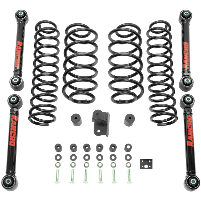 Rancho 97-06 Jeep TJ Front and Rear RS6503B Suspension System - Master Part Number / One Box - Black Ops Auto Works