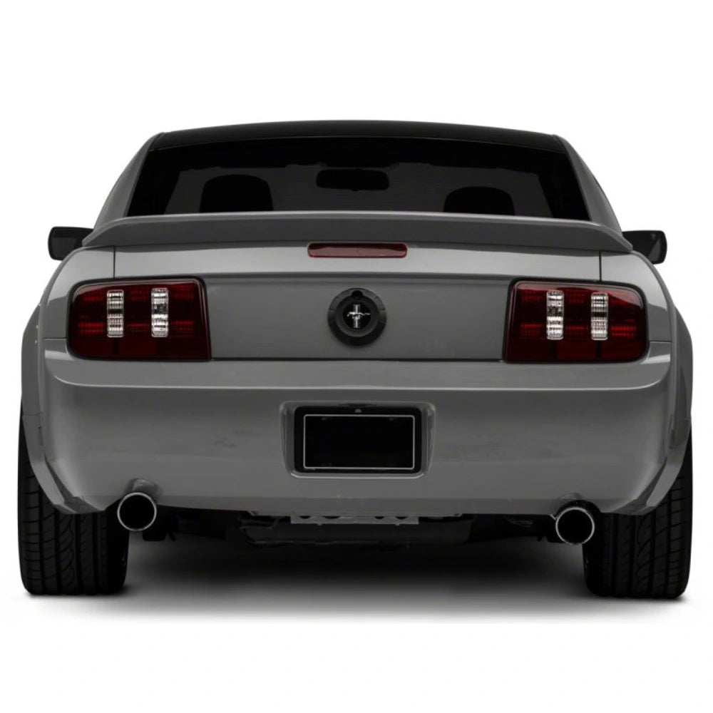 Raxiom 05-09 Ford Mustang Coyote Tail Lights- Black Housing (Smoked Lens) - Raxiom 49117