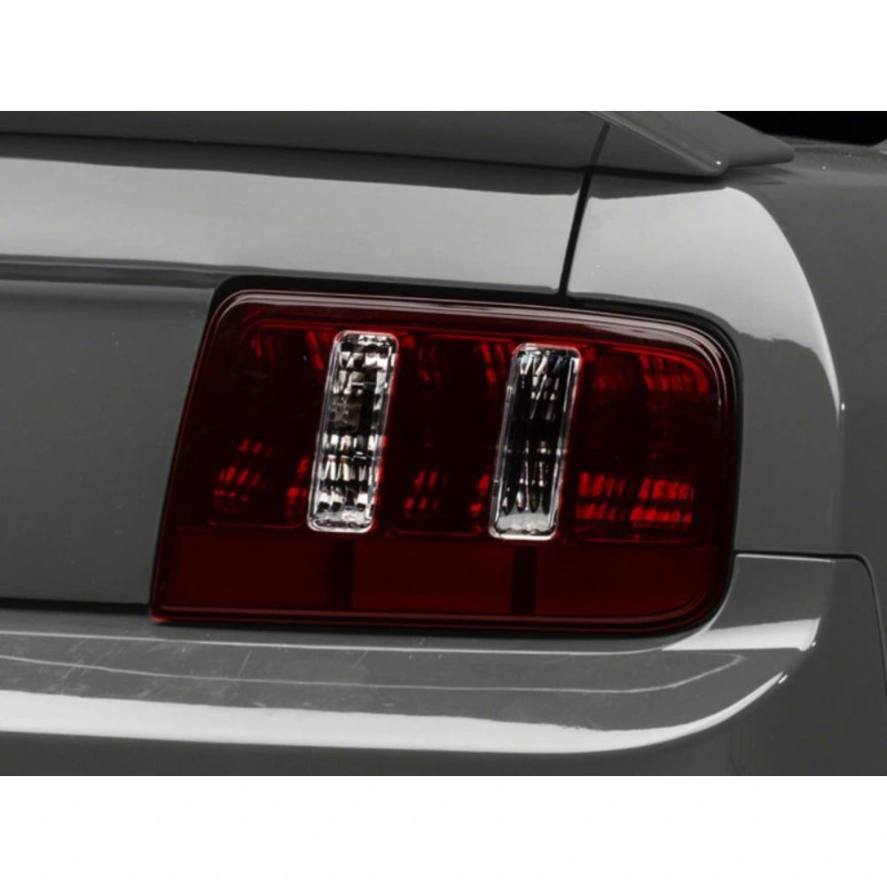 Raxiom 05-09 Ford Mustang Coyote Tail Lights- Black Housing (Smoked Lens) - Raxiom 49117