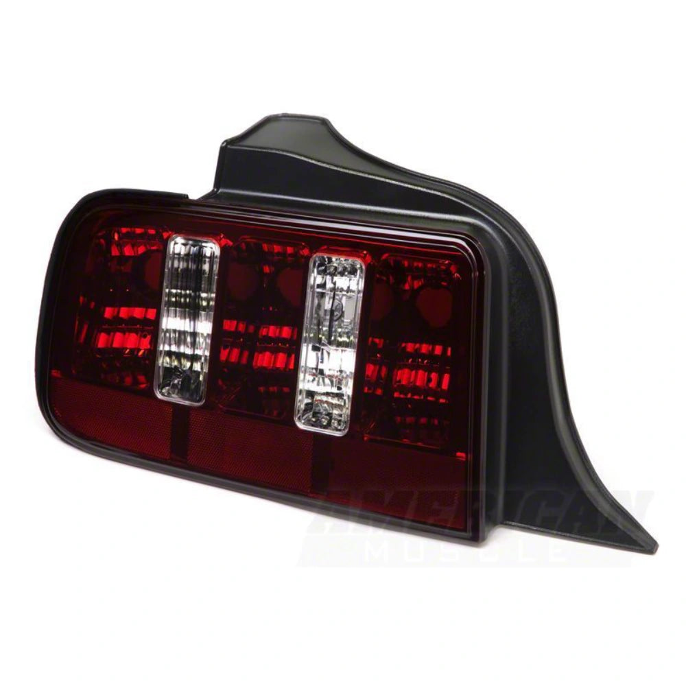 Raxiom 05-09 Ford Mustang Coyote Tail Lights- Black Housing (Smoked Lens) - Raxiom 49117