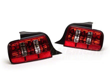 Load image into Gallery viewer, Raxiom Raxiom 05-09 Ford Mustang Coyote Tail Lights- Chrome Housing - Red/Clear Lens