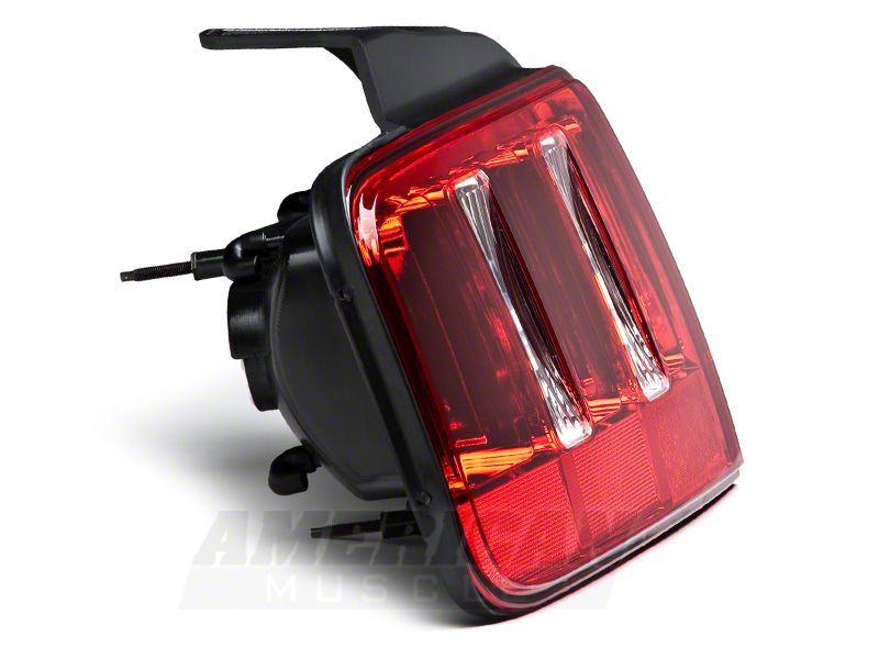 Raxiom Raxiom 05-09 Ford Mustang Coyote Tail Lights- Chrome Housing - Red/Clear Lens