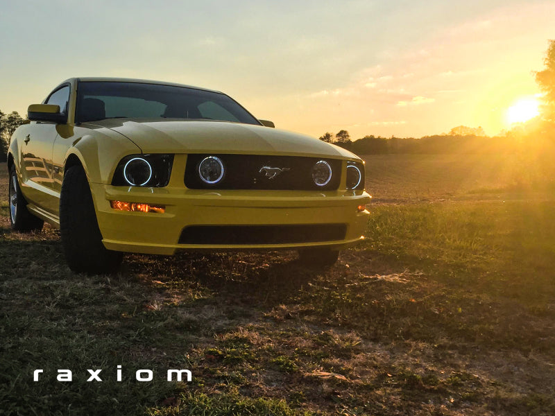 Raxiom 05-12 Ford Mustang GT LED Halo Fog Lights (Smoked) - Black Ops Auto Works