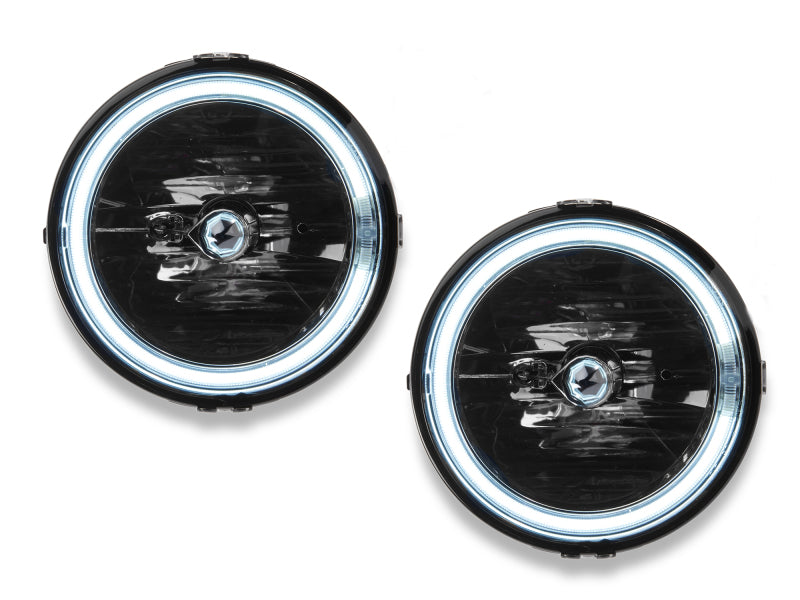 Raxiom 05-12 Ford Mustang GT LED Halo Fog Lights (Smoked) - Black Ops Auto Works