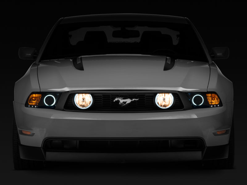 Raxiom 05-12 Ford Mustang GT LED Halo Fog Lights (Smoked) - Black Ops Auto Works