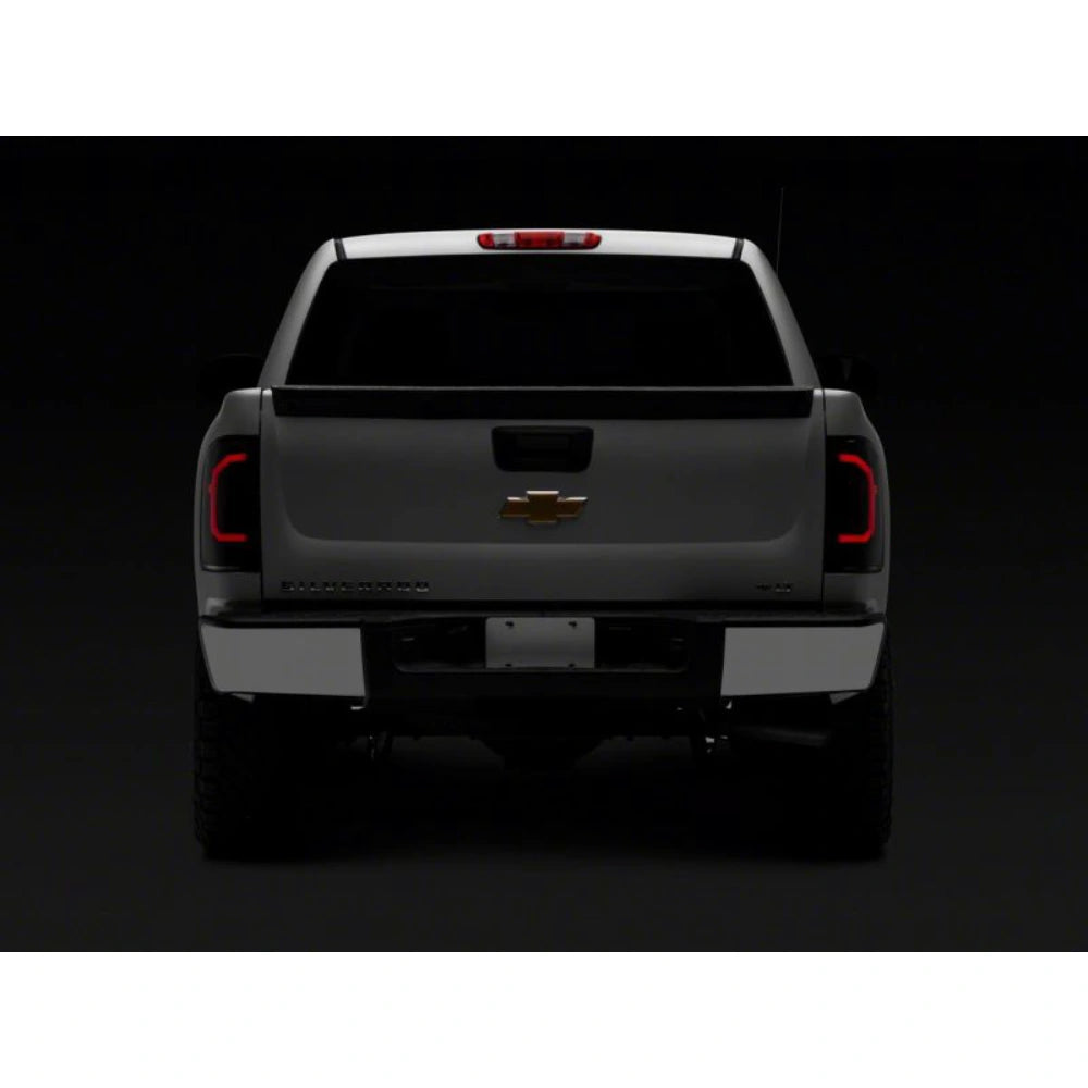 Raxiom 07-14 Chevrolet Silverado 1500 Axial Series LED Tail Lights- Black Housing (Smoked Lens) - Raxiom S150366